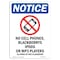 Signmission OSHA Sign, 24" H, Aluminum, No Cell Phones Blackberrys Sign With Symbol, Portrait, 1824-V-14431 OS-NS-A-1824-V-14431 - alternate 1